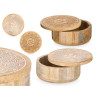 ROUND BOX LID OM ASSORTED 2 COLOURS