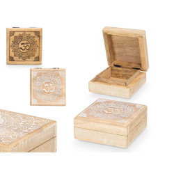 SQUARE BOX SMALL OM ASSORTED 2 COLOURS