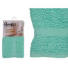 SERVIETTE LISSE 70X130 TURQUOISE