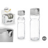 HUILIER EN VERRE AVEC BOUCHON EN METAL 180ML