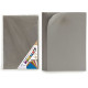 JUEGO 10 LAMINAS GOMA EVA GRIS 45X65CM