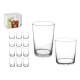 SET 12 VERRES BISTRO 380ML + 510ML