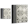 DIPINTO ORIGIN 80X80 ETNICO BIANCO NERO