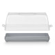 PORTATARTA RECTANGULAR ASA GRIS