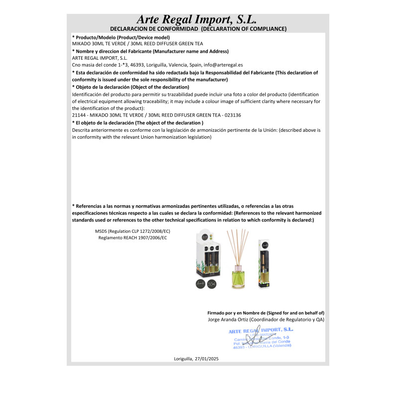 MIKADO 30ML THE VERT