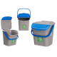 CESTINO SPAZZATURA 28L IMPILABILE ECOWAY BLU