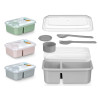 PORTAPRANZO SEPARATORE POSATE ASS 3 COL 100 1800ML