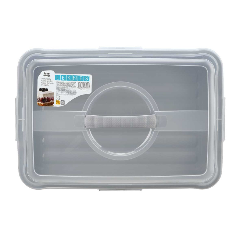 PORTATARTA RECTANGULAR GRD ASA GRIS
