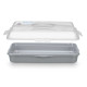 PORTATARTA RECTANGULAR GRD ASA GRIS