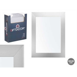 SPECCHIO 38X48 CORNICE ARGENTO