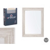 MIRROR 38X48 NATURAL GREY FRAME