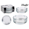 SET 2 POSACENERE VETRO 9 CM