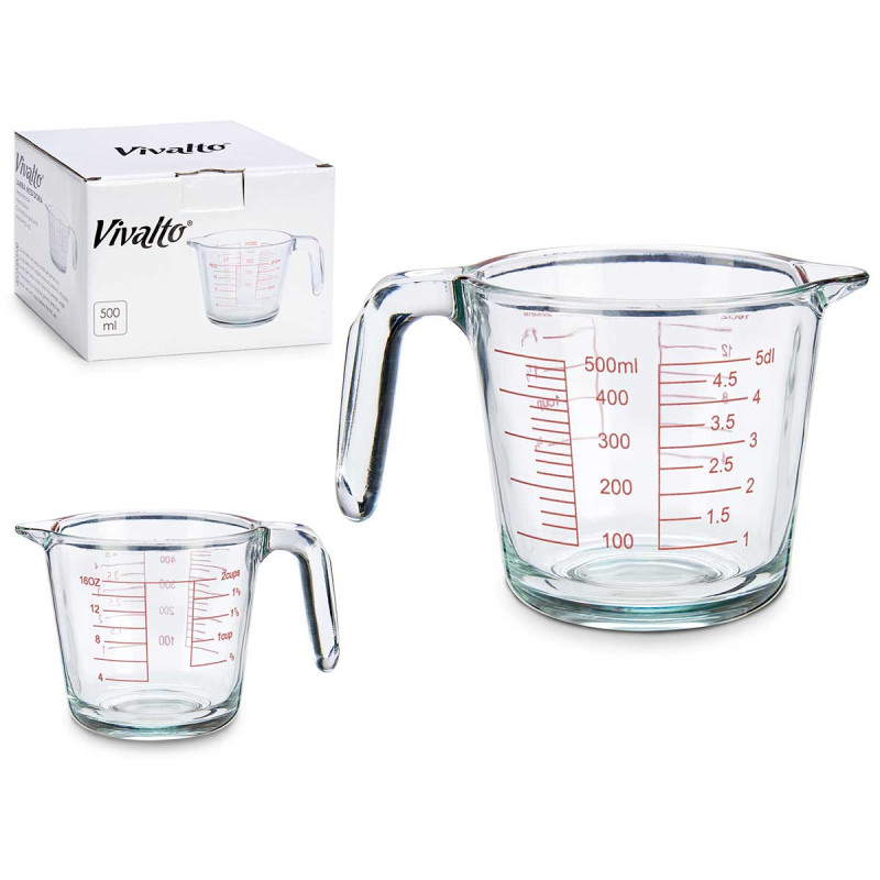 PICHET DOSEUR VERRE MOY 500ML