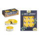 SET 20 BOUGIES TEA LIGHT CITRONNELLE