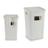 LAUNDRY BASKET ELEGANCE 50L WHITE
