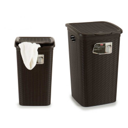 CESTO ROUPA ELEGANCE 50L CHOCOLATE