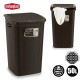 CESTO ROUPA ELEGANCE 50L CHOCOLATE