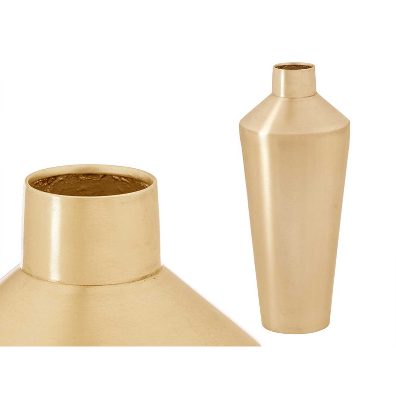 VASO CONICO DORATO PICC