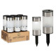 BALISE SOLAIRE ACIER BASSE