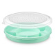 AIRTIGHT COMPARTMENT TRAY ASSORTED 3 COLORS