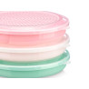 AIRTIGHT COMPARTMENT TRAY ASSORTED 3 COLORS