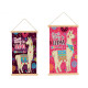 TABLEAU PARCHEMIN FLAME ASSORT2 33X54CM