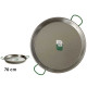POELE A PAELLA POLIE 70 CM 30 RATIONS