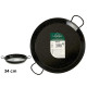ENAMELED PAELLA PAN 34 CM 6 PORTIONS