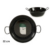 DEEP ENAMELED FRYING PAN 32 CM