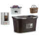 CLOTH BASKET WITH HANDLES ELEGANCE MIX