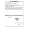 21CM DIAM STAINLESS COLANDER W HANDLES