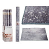 GRAY CARPET 133X190CM WITH SILVER STAINS 