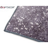 TAPPETO GRIGIO 133X190CM CON MACCHIE ARGENTATE