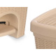 PAPELERA ELEGANCE GR CREMA 20L
