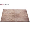 TAPIS MARRON 133X190CM AVEC TACHES DOREES 