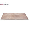 TAPPETO MARRONE 133X190CM CON MACCHIE DORATE