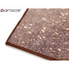 TAPPETO MARRONE 133X190CM CON MACCHIE DORATE