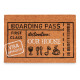 TAPETE DE ENTRADA BOARDING PASS