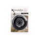 SILICONE AND STEEL BLACK STOPPER FOR THE SINK 