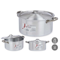 CAÇAROLA 24CM 5L ALUMINIO