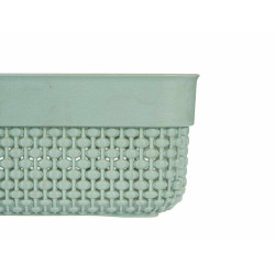 SET 3 PCS BAIN VERT MENTHE PLASTIQUE