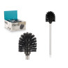 BROSSE DE TOILETTE WC ACIER NOIR