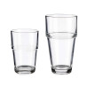 SET 12 VERRES LISSES 260ML + 370ML