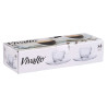CANECA CAFE VIDRO 85ML COM PRATO