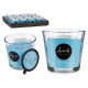 GLASS CANDLE CLEAN LINEN 28H