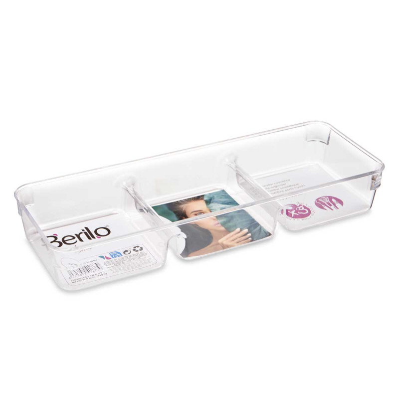 PLATEAU ORGANISATEUR POLYVALENT 3 COMPARTIMENTS