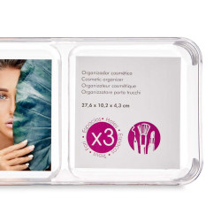 VASSOIO ORGANIZZATORE MULTIUSO 3 SCOMPARTI