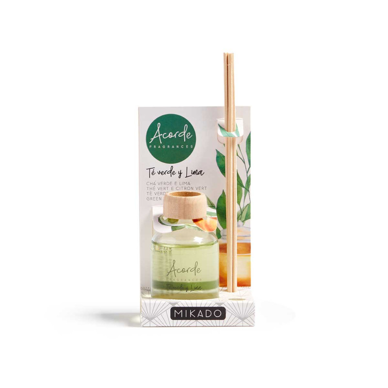 MIKADO 50 ML C/VARAS CHA VERDE E LIMA 