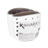 PLASTIC SPONGE HOLDER DOUBLE WHITE GREY