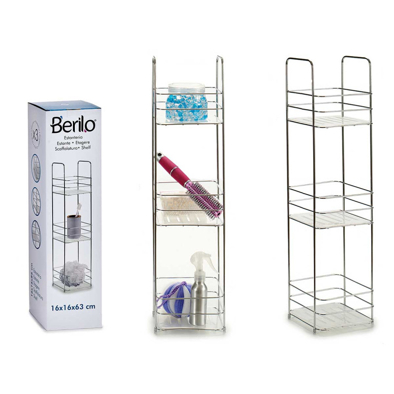 METAL SHELF SQUARED 2 FLOORS